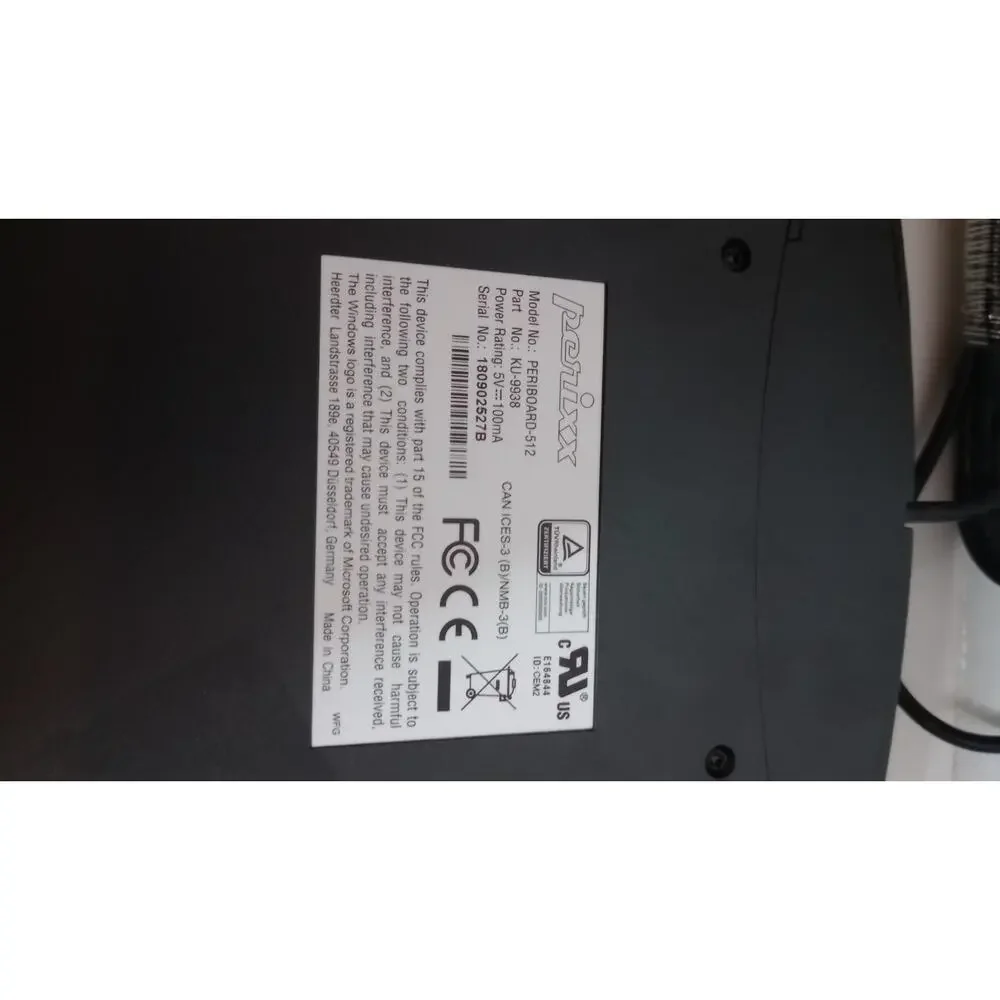 Perixx Ergonomic Wired USB Keyboard Gray KU-9938 / 98915